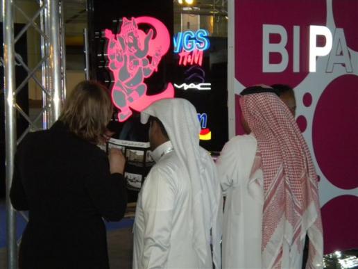 Standbetreuung und Gespraechsdolmetschen auf der Fachmesse Sign&Graphic Image in  Dubai