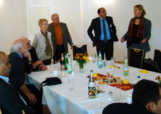 Dolmetschen fuer Delegation aus  dem irakischen Landwirtschaftsministerium und von der FAO